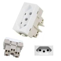 Modulo Tomada 2P+T 20A 250V 50037 Qtmov BRANCO