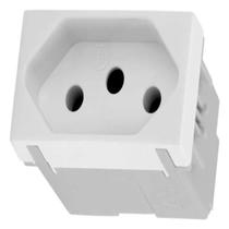 Modulo tomada 2p+t 20a 250v branco 30427-30 simon - 5 peças
