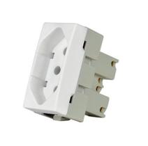 Módulo Tomada 2p+t 20a-250v para Móvel Branco - Margirius