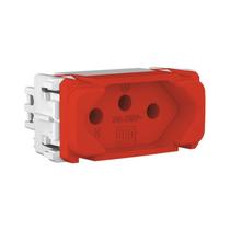 Modulo tomada 2p t 20a/250v verm compose