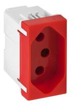 Modulo tomada 2p+t 20a 250v vermelho 30427-39 simon
