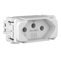 Modulo tomada 2p+t 20a 250vca branco compose - weg
