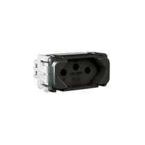 Módulo tomada 2p+t 20a 250vca preto compose - weg