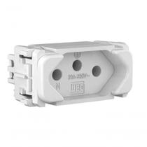 Modulo Tomada 2P+T 20A Branco Composé Modulo Tomada 2P+T 20A Branco Composé