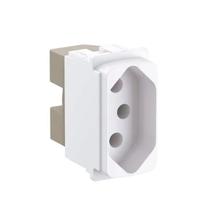 Módulo Tomada 2P+T 20A Branco ZEFFIA Módulo Tomada 2P+T 20A Branco ZEFFIA