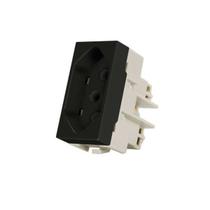 Modulo tomada 2p+t 20a ebony clean margirius