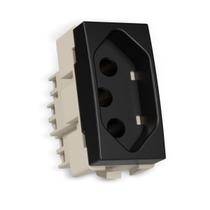 Módulo Tomada 2p+t 20a Grafite Sleek Colors Margirius