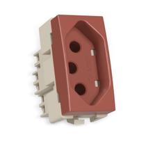 Módulo Tomada 2p+t 20a Nutshell Sleek Margirius Módulo Tomada 2p+t 20a Nutshell Sleek Margirius