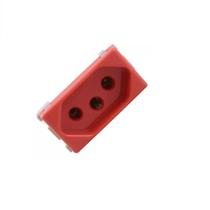 Módulo Tomada 2P+T 20A Vermelha Tramontina Liz Módulo Tomada 2P+T 20A Vermelha Tramontina Liz