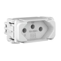 Módulo Tomada 2P + T 250V - 10A - Composé Branco - 13203026 - WEG