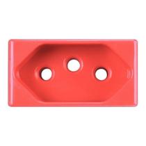 Módulo Tomada 2P+T Liz 20 A Vermelha Tramontina Módulo Tomada 2P+T Liz 20 A Vermelha Tramontina