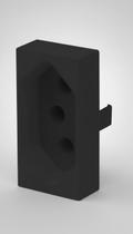 Módulo Tomada 2P+T Preto 20A 250V Módulo Tomada 2P+T Preto 20A 250V
