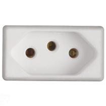 Módulo Tomada 2p+t Tramontina 10 A 250 V Branco Tramontina Módulo Tomada 2p+t Tramontina 10 A 250 V Branco Tramontina