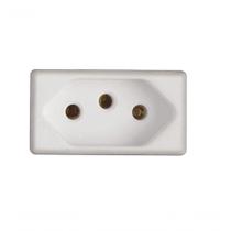 Módulo Tomada 2p+t Tramontina 10a 250v Branco 57115/030 Módulo Tomada 2p+t Tramontina 10a 250v Branco 57115/030