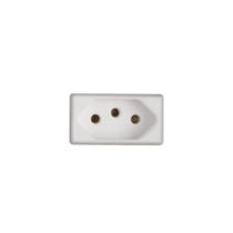 Módulo Tomada 2p+t Tramontina 20 a 250 V Branco - Tramontina Módulo Tomada 2p+t Tramontina 20 a 250 V Branco - Tramontina