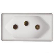 Módulo Tomada 2P+T Tramontina 20 A 250 V Branco