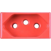 Módulo Tomada 2P+T Tramontina 20 A 250 V Vermelho