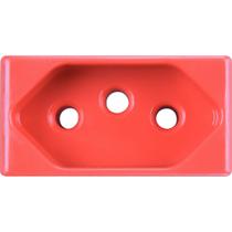 Módulo Tomada 2P+T Tramontina 20A 250V Vermelho