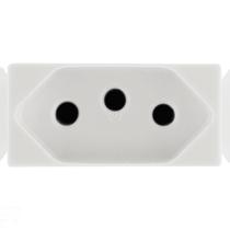 Módulo Tomada 2P+T Tramontina Aria 20 A 250 V Branco Módulo Tomada 2P+T Tramontina Aria 20 A 250 V Branco
