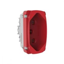 Modulo Tomada Alumbra Gracia 2Polo+Terra 20A Vermelho 85315 Modulo Tomada Alumbra Gracia 2Polo+Terra 20A Vermelho 85315