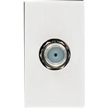 Modulo Tomada Antena TV Branco Soprano