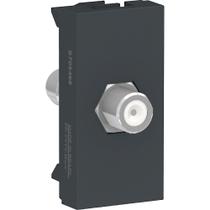 Modulo Tomada Antena TV Cabo Coaxial Grafite Orion Schneider - SCHNEIDER ELETRICA Modulo Tomada Antena TV Cabo Coaxial Grafite Orion Schneider - SCHNEIDER ELETRICA