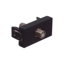 Módulo Tomada Antena TV Coaxial Preto Orion Schneider