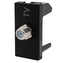 Modulo Tomada Antena TV Pial Plus+ Legrand Preto 615030PT
