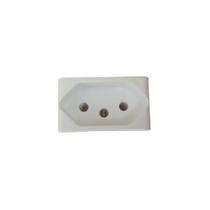 Modulo Tomada Branca 2P+T 10A Lunare Up Schneider S401107 Modulo Tomada Branca 2P+T 10A Lunare Up Schneider S401107