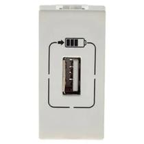 Modulo Tomada Carregador USB 1500mA Pial Plus+ Legrand Branco 615088BC