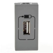 Modulo Tomada Carregador USB 1500mA Pial Plus+ Legrand Cinza 615088CZ