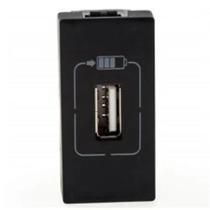 Modulo Tomada Carregador USB 1500mA Pial Plus+ Legrand Preto 615088PT