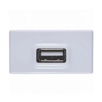 Módulo Tomada Carregador USB 1,5A Branco 57115/041 Tramontina Módulo Tomada Carregador USB 1,5A Branco 57115/041 Tramontina