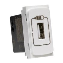 Módulo Tomada Carregador USB 1,5A Branco 680163 Legrand Pial Zeffia
