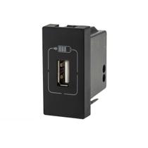 Módulo Tomada Carregador USB 1,5A Preto 615088PT Pial Plus+ Módulo Tomada Carregador USB 1,5A Preto 615088PT Pial Plus+