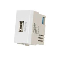 Módulo Tomada Carregador Usb 1a Bivolt Branco - Margirius Módulo Tomada Carregador Usb 1a Bivolt Branco - Margirius
