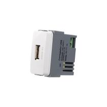 Módulo Tomada Carregador USB-A MarGirius B3 1A 5W Branco