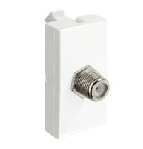 Módulo Tomada Coaxial TV Branco Inova Pro 85026 Alumbra