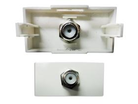 Módulo Tomada Coaxial Tv Branco Siena 6030 Alumbra