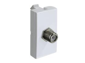 Módulo Tomada Coaxial TV Branco Siena 6030 Alumbra