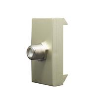Módulo Tomada Coaxial TV Inova Pro Class Champagne 85414 Alumbra Módulo Tomada Coaxial TV Inova Pro Class Champagne 85414 Alumbra
