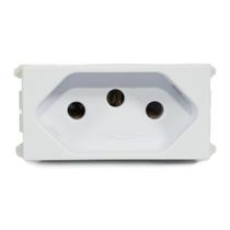 Modulo Tomada de Energia 2P+T Refinatto 10A Weg Branco