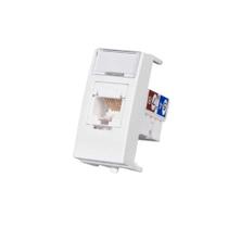 Módulo Tomada de Rede RJ45 CAT.5e Branco - MarGirius Sleek