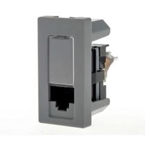Modulo Tomada Info Rj45 Cat5e Cinza Pial Plus(mais)615045cz+ Modulo Tomada Info Rj45 Cat5e Cinza Pial Plus(mais)615045cz+
