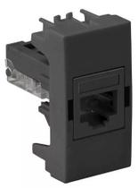 Módulo Tomada Informática Rj45 Cat5E Preto Grafite Simon 35