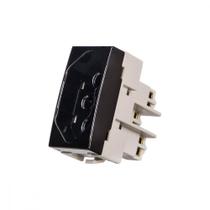 Modulo Tomada Margirius Sleek 2Polo+Terra 20A Preto 16820