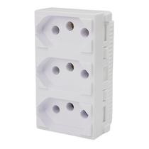 Módulo Tomada Monobloco Tripla 10A I9 95123 Ilumi