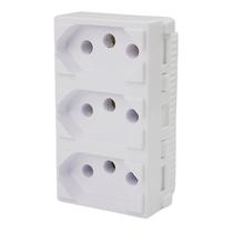 Módulo Tomada Monobloco Tripla 20A i9 95124 Ilumi Módulo Tomada Monobloco Tripla 20A i9 95124 Ilumi