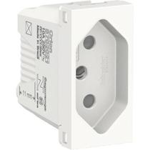 Modulo Tomada Orion Schneider 10a 2p+t 250v S70202104 Branco Modulo Tomada Orion Schneider 10a 2p+t 250v S70202104 Branco