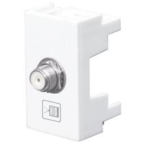 Módulo Tomada P/antena Tv Cabo Coaxial Branco Fame 0109